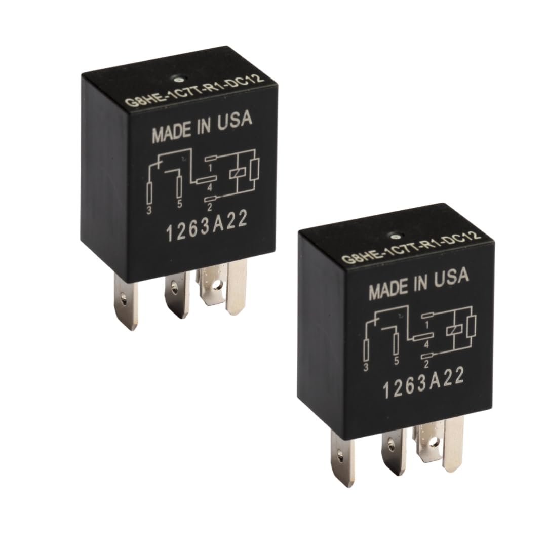 G8HE-1C7T-R1-DC12 DC12V 5Pins Automobile Relay (2pcs)